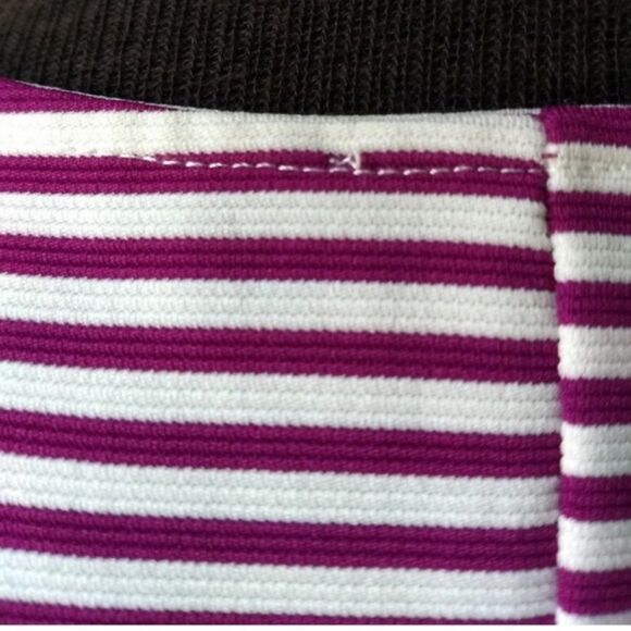 Everly Striped Cap Sleeve Shift Dress size Medium - Picture 5 of 10